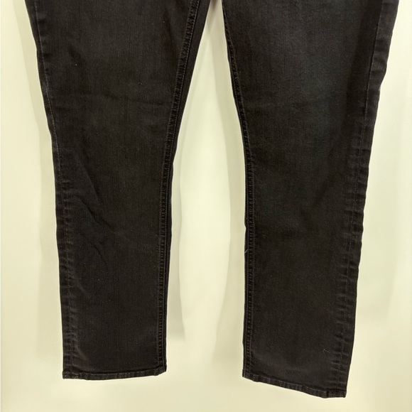 Mother denim revolve Mid Rise Dazzler Ankle Not Guilty black jeans straight 30 - Picture 4 of 16